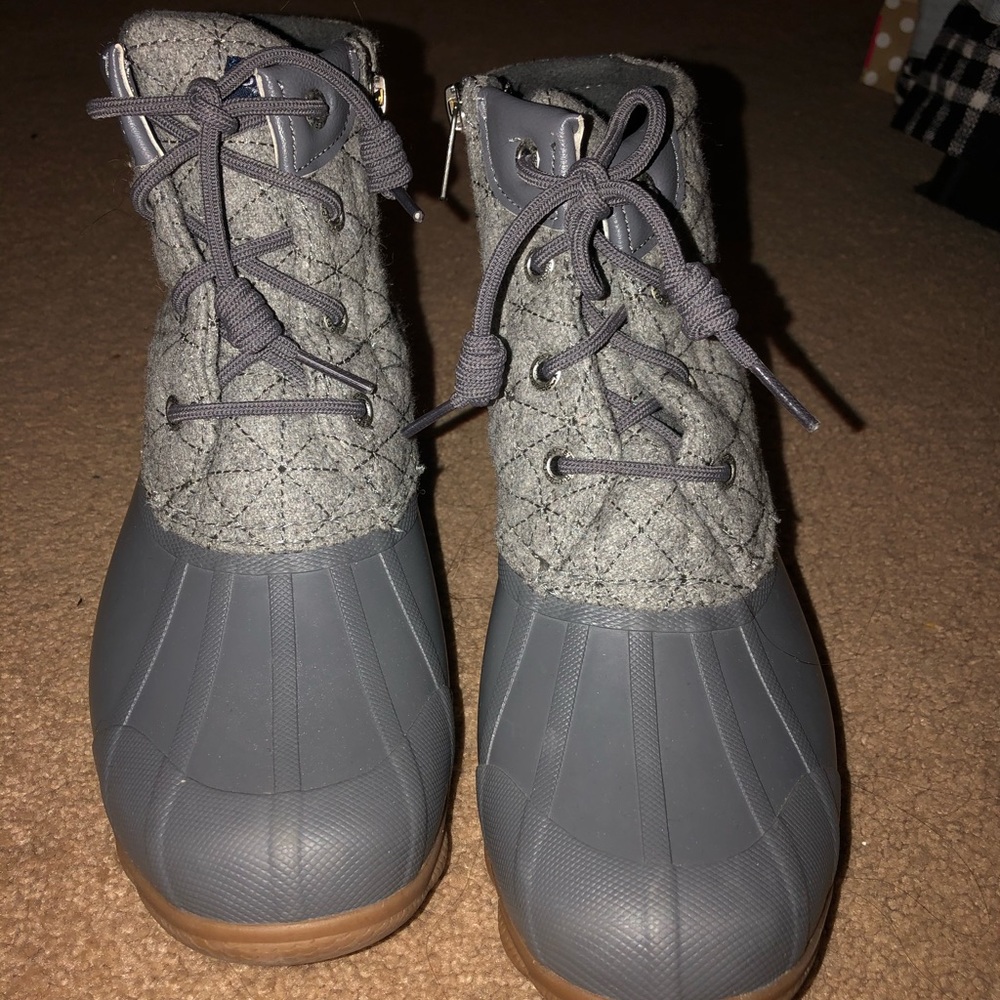 Sperry wool duck boots